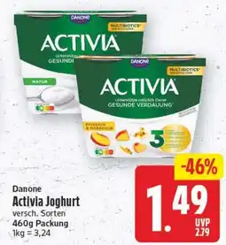Edeka Center Danone Activia Joghurt Angebot