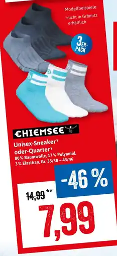 Stolz CHIEMSEE Unisex-Sneaker oder-Quarter Angebot