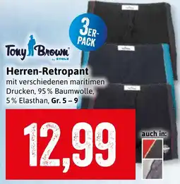 Stolz Tony Brown Herren-Retropant Angebot