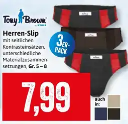 Stolz Tony Brown Herren-Slip Angebot