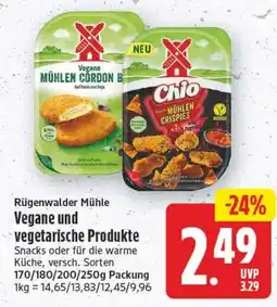 Edeka Center Rügenwalder Mühle Vegane und vegetarische Produkte Angebot