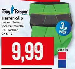 Stolz Tony Brown Herren-Slip Angebot