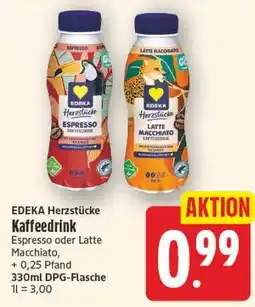 Edeka Center EDEKA Herzstücke Kaffeedrink Angebot