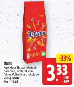 Edeka Center Daim knackiger Butter-Mandel-Karamell Angebot