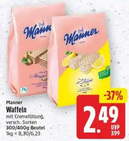Edeka Center Manner Waffeln Angebot