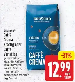 Edeka Center Eduscho Caffé Crema Angebot