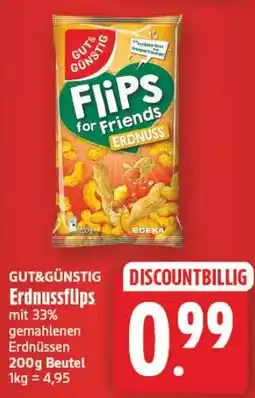 Edeka Center Flips for Friends Erdnuss Angebot
