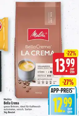 Edeka Center Melitta Bella Crema Angebot