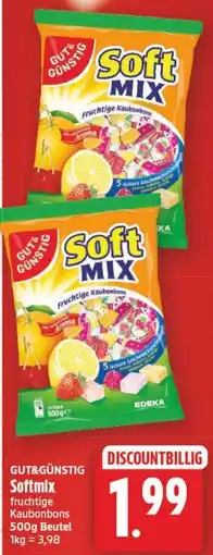 Edeka Center Softmix fruchtige Kau bonbons Angebot