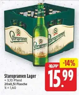 Edeka Center Staropramen Lager Angebot