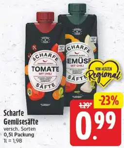 Edeka Center Scharfe Gemüsesäfte Angebot