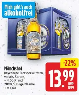 Edeka Center Mönchshof bayerische Bierspezialitäten Angebot
