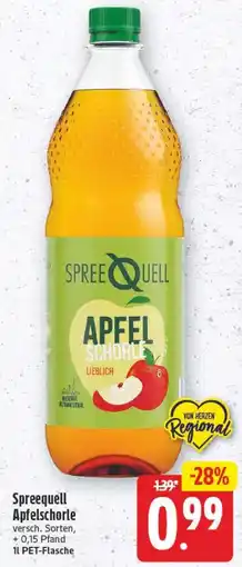 Edeka Center Spreequell Apfelschorle Angebot