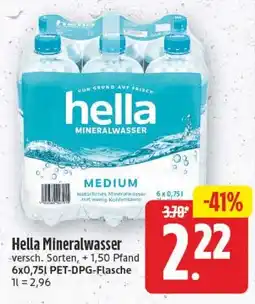 Edeka Center Hella Mineralwasser Angebot