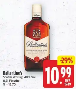 Edeka Center Ballantine's Scotch Whisky Angebot
