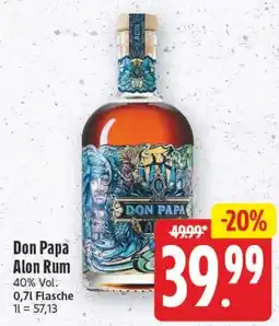 Edeka Center Don Papa Alon Rum Angebot