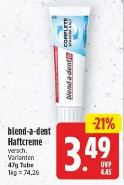 Edeka Center blend-a-dent Haftcreme Angebot