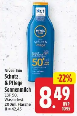 Edeka Center Nivea Sun Schutz & Pflege Sonnenmilch Angebot