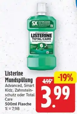 Edeka Center Listerine Mundspülung Angebot