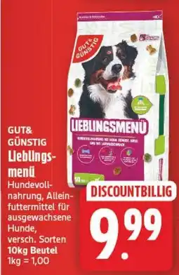 Edeka Center Lieblingsmenü Hundevollnahrung Angebot