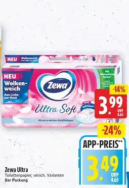 Edeka Center Zewa Ultra Toilettenpapier Angebot
