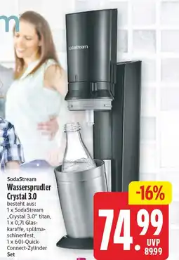 Edeka Center SodaStream Wassersprudler Crystal 3.0 Angebot