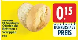 Edeka Center SB-Marktbäckerei Ofenfrische Brötchen / Schrippen Angebot
