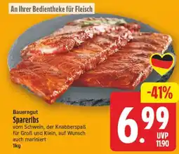 Edeka Center Bauerngut Spareribs Angebot