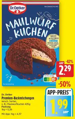 Edeka Center Dr. Oetker Maulwurf Kuchen Angebot