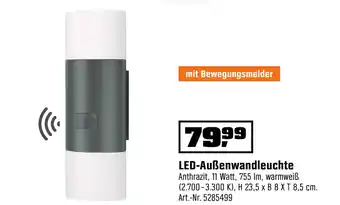 OBI LED Außenwandleuchte Angebot