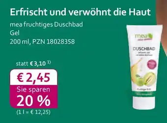 Mea mea fruchtiges Duschbad Gel Angebot
