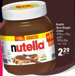 CITTI Markt Nutella Nuss-Nougat-Creme Angebot
