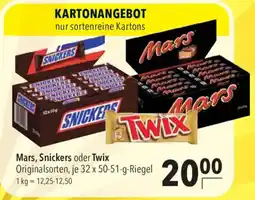 CITTI Markt Mars, Snickers oder Twix Angebot