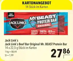 CITTI Markt Jack Link's Beef Bar Original Mr. BEAST Protein Bar Angebot
