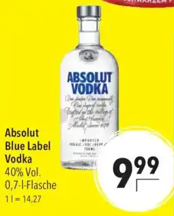 CITTI Markt Absolut Blue Label Vodka Angebot