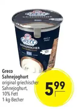 CITTI Markt Greco Sahnejoghurt Angebot