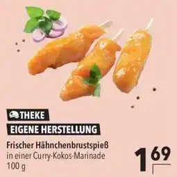 CITTI Markt THEKE EIGENE HERSTELLUNG Frischer Hähnchenbrustspieß Angebot