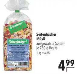 CITTI Markt Seitenbacher Müsli Angebot