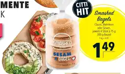 CITTI Markt Smashed Sesam Bagel Angebot
