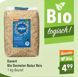 CITTI Markt Davert Bio Demeter Natur Reis Angebot