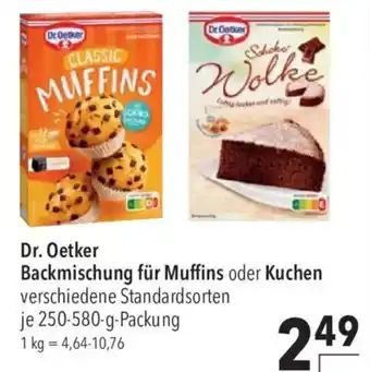 CITTI Markt Dr. Oetker Backmischung für Muffins oder Kuchen Angebot