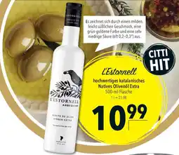 CITTI Markt L'Estornell hochwertiges katalanisches Natives Olivenöl Extra Angebot