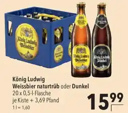 CITTI Markt König Ludwig Weissbier naturtrüb oder Dunkel Angebot