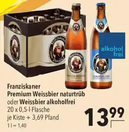 CITTI Markt Franziskaner Premium Weissbier naturtrüb Angebot
