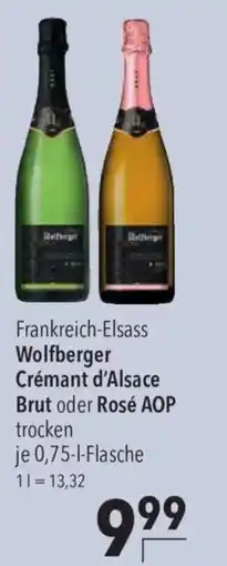 CITTI Markt Wolfberger Crémant d'Alsace Brut o. Rose AOP Angebot