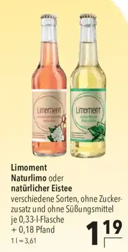CITTI Markt Limoment Naturlimo oder natürlicher Eistee Angebot
