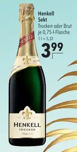 CITTI Markt Henkell Sekt Trocken Angebot