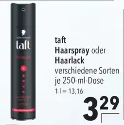 CITTI Markt taft Haarspray oder Haarlack Angebot