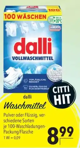 CITTI Markt dalli Vollwaschmittel Angebot