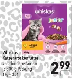 CITTI Markt Whiskas Katzentrockenfutter Angebot